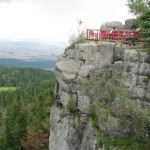 Góry Stołowe - Taras widokowy na Szczelińcu